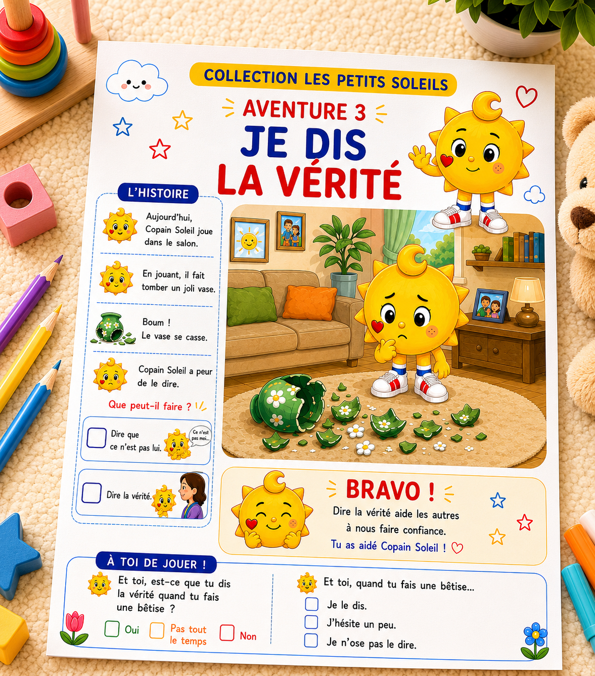Les Petits Soleils – Tome 3 : J'apprends à vivre ensemble
